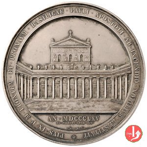 Ricostruzione Basilica S. Paolo MM -B7 1865 (Roma)