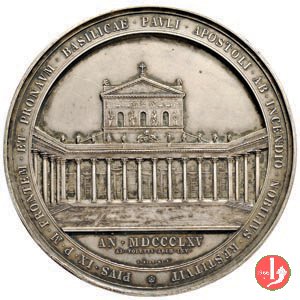 Ricostruzione Basilica S. Paolo MM -B7 1865 (Roma)