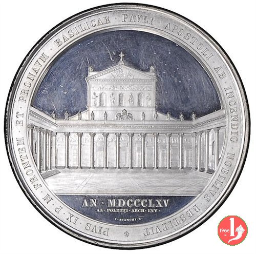 Ricostruzione Basilica S. Paolo MM unif-R 1865