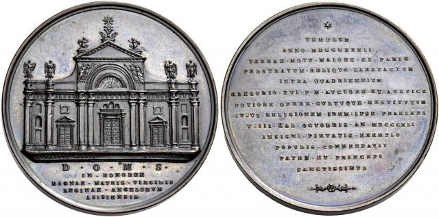 Ricostruzione di S. Maria degli Angeli -P74 1841 (Roma)