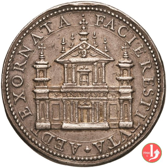 Riedificazione della chiesa di S. Anast asia var 1636 (Roma)