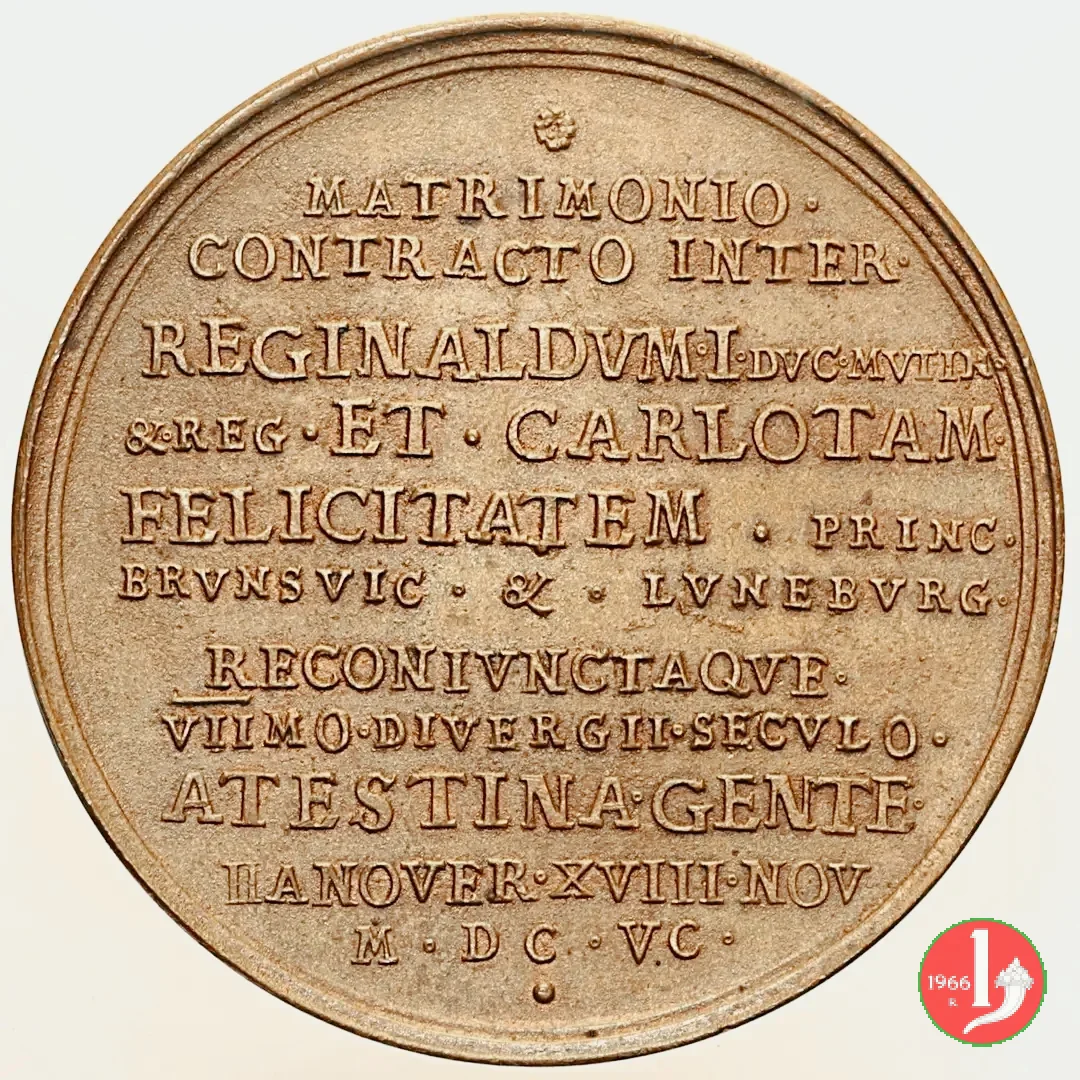 Rinaldo I d'Este - Nozze con Carlotta -B191 1595