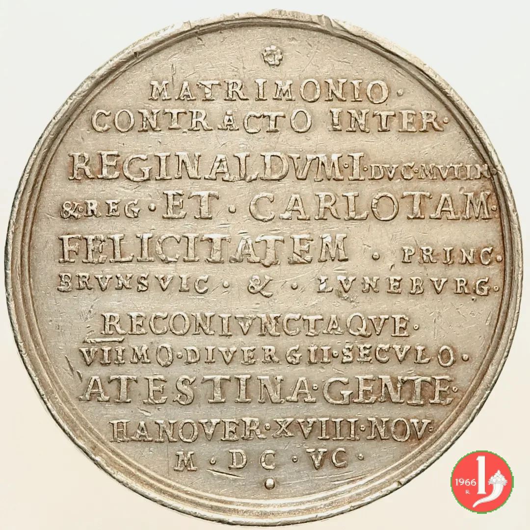 Rinaldo I d'Este - Nozze con Carlotta -B191 1595