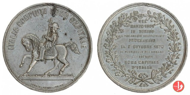 Roma Capitale d'Italia 02-10-1870 1870