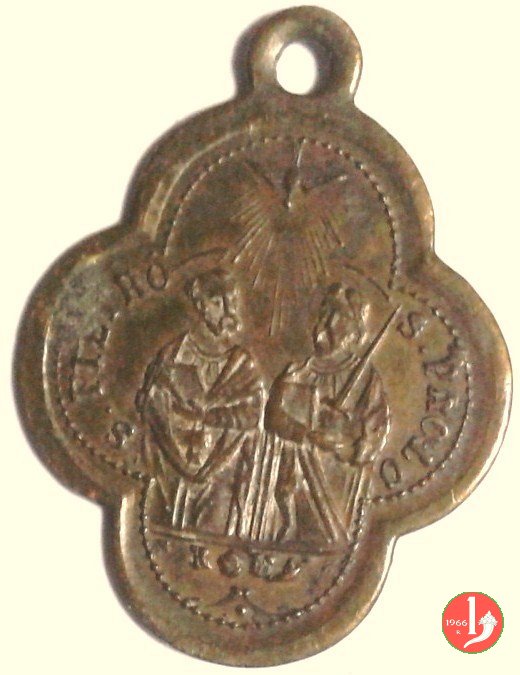 SS. Apostoli quadrilobata 15x22mm 1878