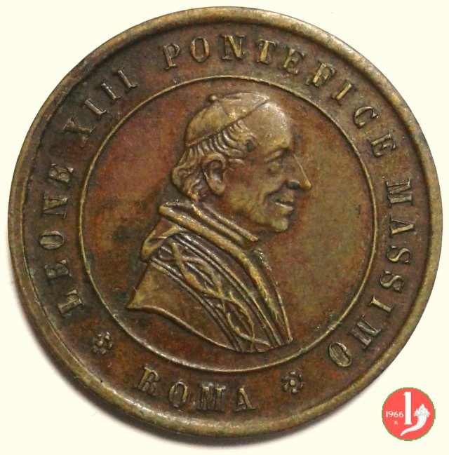 SS. Pietro e Paolo Apost.-busto a dx 25mm -Mo509 1878