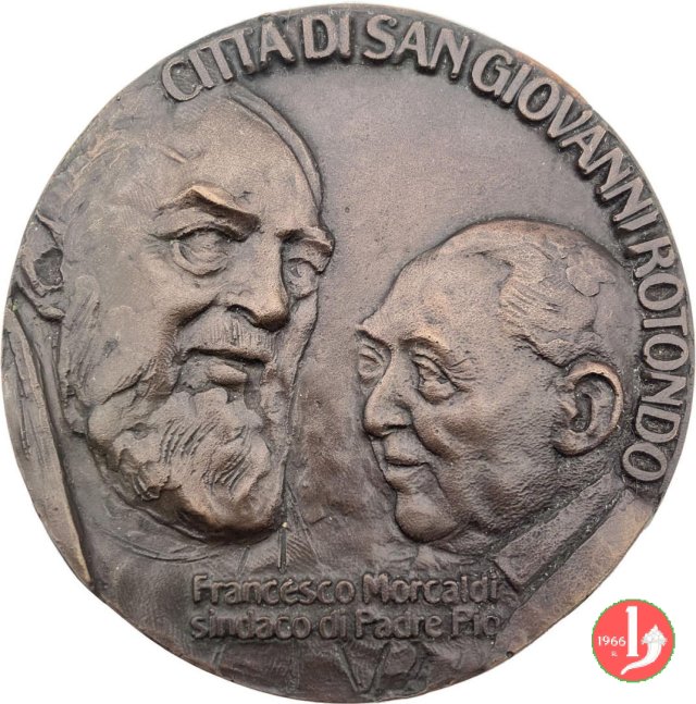 San Giovanni Rotondo-Padre Pio e Francesco Morcaldi 1975