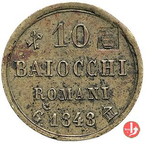 Scudo Romano - B4/a 1848