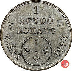 Scudo Romano - B4/a 1848