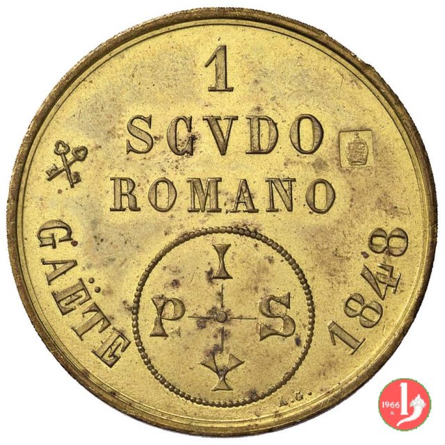 Scudo Romano - B4/a 1848