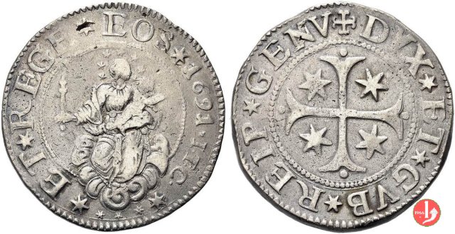 Scudo stretto 1691 (Genova)