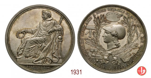 Scuola Francese di belle arti Roma -B1178 1812 (Roma)