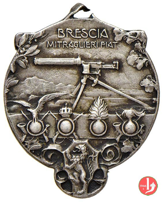 Scuola Mitraglieri Fiat a Brescia -CP74 1917