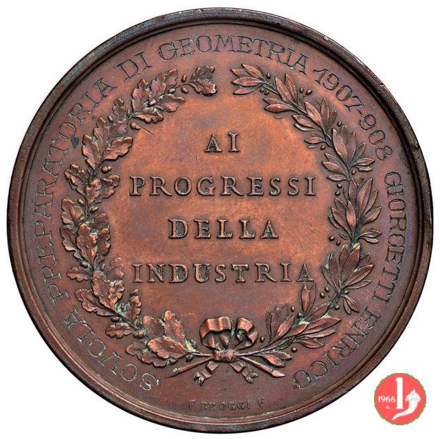 Soc. Incoraggiamento Arti e Mestieri 1908