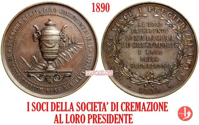 Società per la Cremazione dei cadaveri 1890 1890