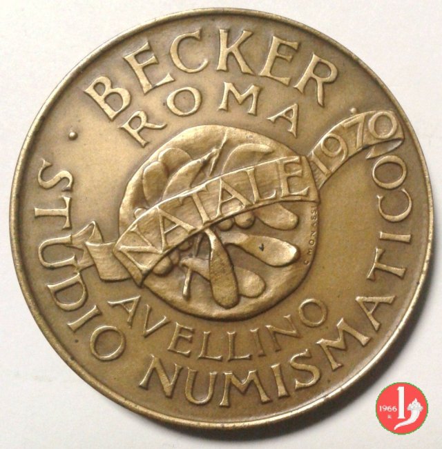 Studio Numismatico Becker - Natale 1970 1970 (Roma)