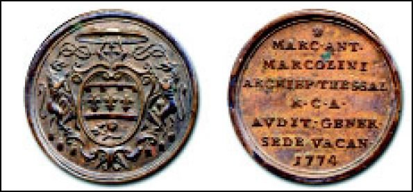 Uditore Generale Mons. Marcolini -Bo76 1774 (Roma) Uditore Generale Mons. Marcolini -Bo76 1774 (Roma)