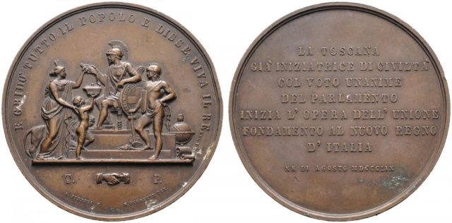Unione della Toscana al Regno d'Italia 1859 1859