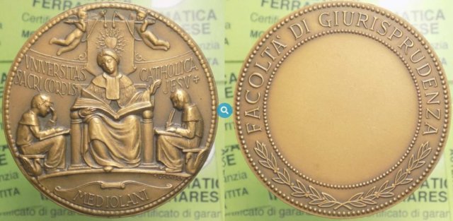 Università Cattolica del Sacro Cuore - Giurisprudenza 1970