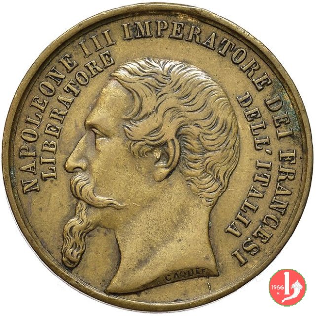 VE II e Napoleone III Liberatore d'Italia 1860