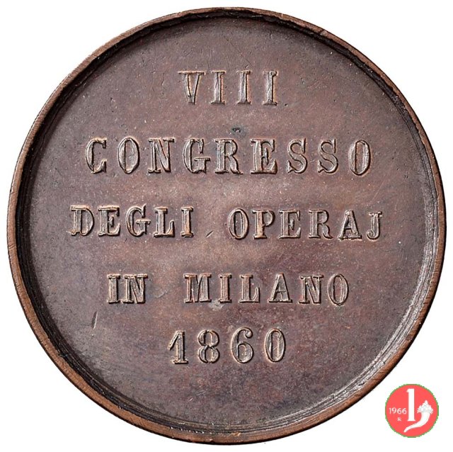 VIII Congresso degli Operai in Milano 1860 1860