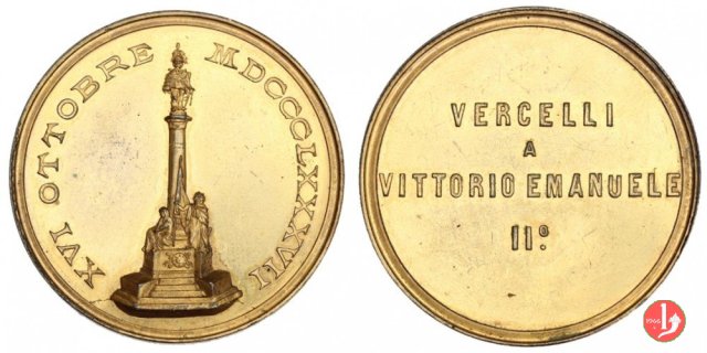 Vercelli 1887 a Vittorio Emanuele II 1887