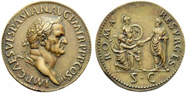 Vespasiano (69-79 dc) -Roma 1550