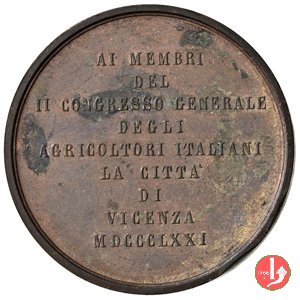 Vicenza - Membri del II Congresso Generale Agricoltori 1871 1871