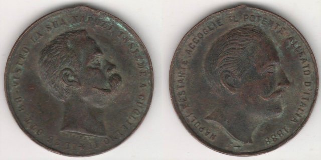 Visita a Napoli con Guglielmo II 16-10-1888 1888