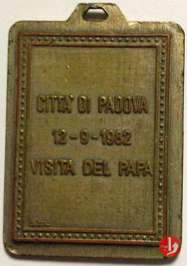 Visita a Padova - Placchetta 12-09-82 1982