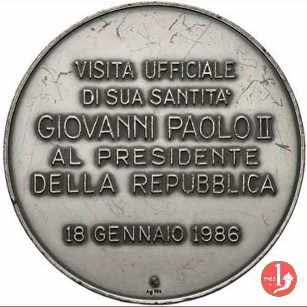 Visita al Quirinale 18-01-1986 1986 (Roma)