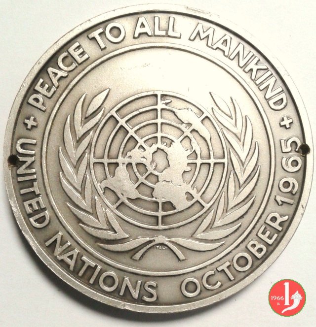 Visita all'ONU-Peace to all Mankind 50mm 1965