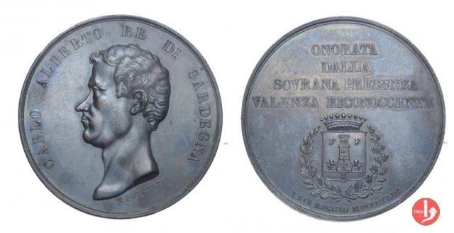 Visita alla città di Valenza 1843