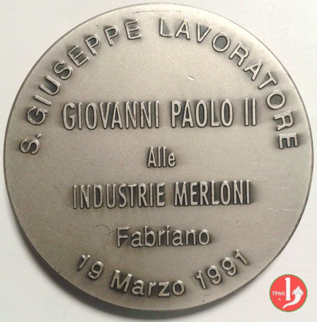 Visita alle Industrie Merloni Fabriano 19-3-1991 1991