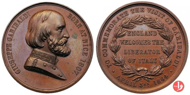 Visita di Garibaldi in Inghilterra 1864 -S47 1864