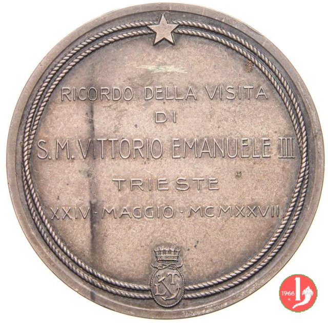 Visita di Vittorio Emanuele III a Trieste -Ci208 1927