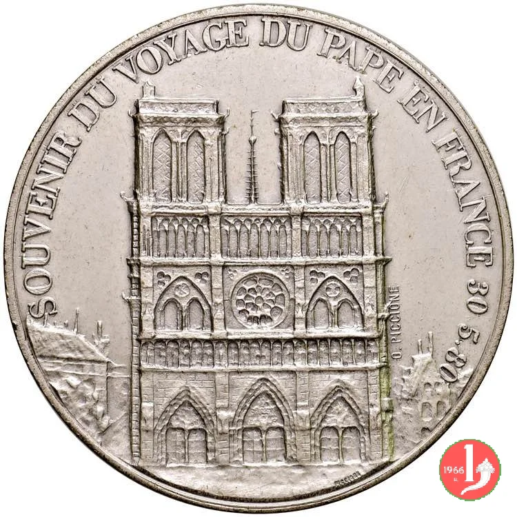 Visita in Francia-Notre Dame 30-05-80 1980