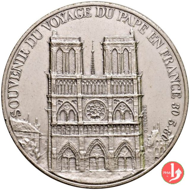 Visita in Francia-Notre Dame 30-05-80 1980