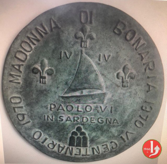 Visita in Sardegna - Madonna di Bonaria 24-040-1970 1970