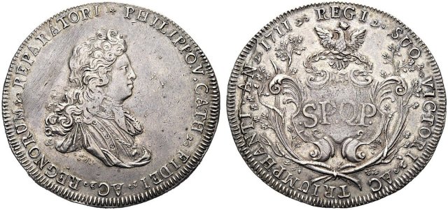 Vittoria di Villavitiosa 1711 -S81 1711