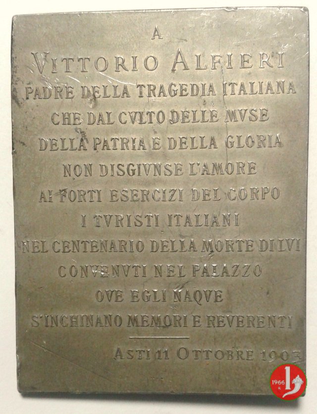 Vittorio Alfieri - Centenario della morte 1903 1903