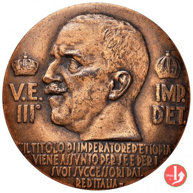 Vittorio Emanuele III Imperatore d'Etiopia -C141 1936