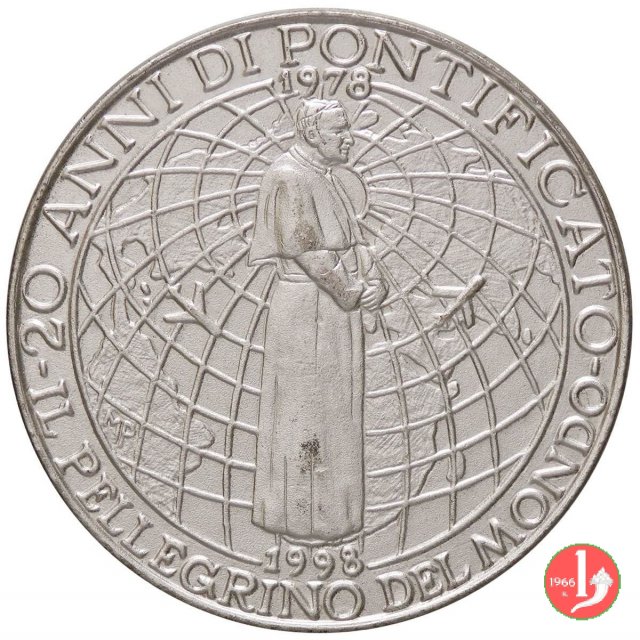 XX Anniversario di Pontificato - Pellegrino del Mondo 1998 1998