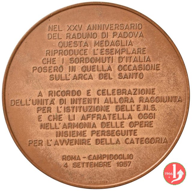 XXV Raduno Sordomuti a Padova 1957 1957