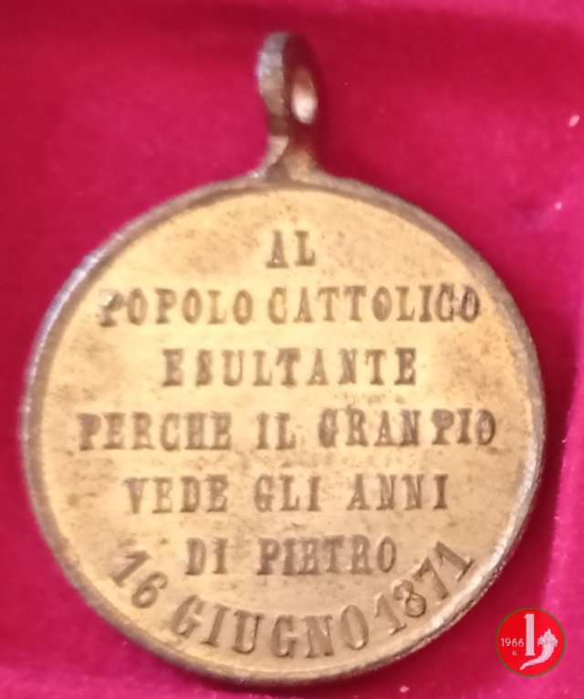 XXV anno di Pontificato Al popolo -B2 1871