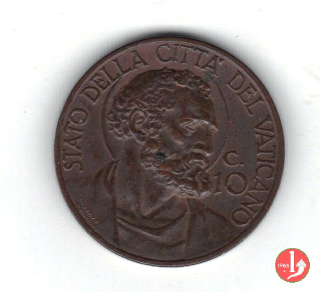 10 centesimi 1934 (Roma)