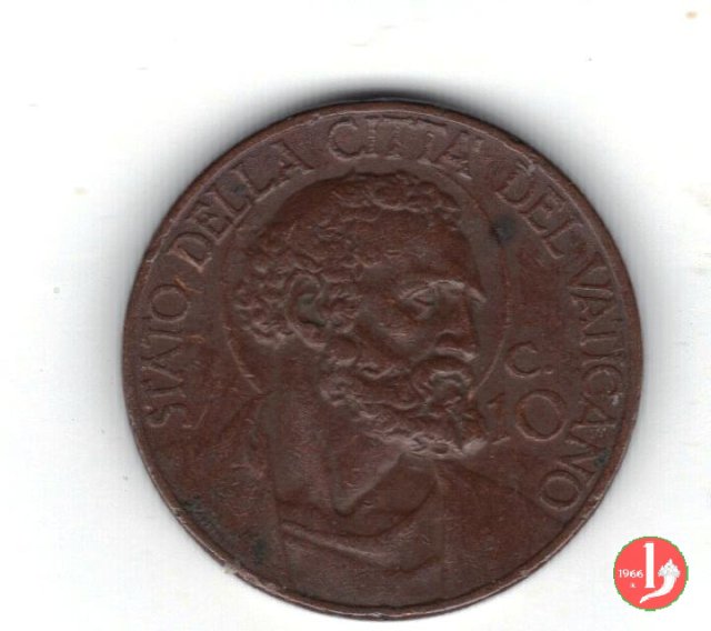 10 centesimi 1936 (Roma)