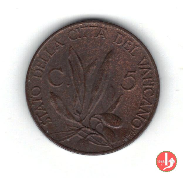 5 centesimi 1934 (Roma)