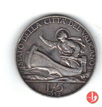 5 lire 1932 (Roma)