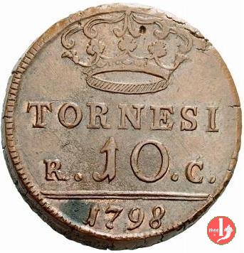 10 Tornesi 2° tipo 1798 (Napoli)